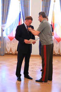 Олег Ковалёв награждён медалью «За самоотверженный ратный труд»